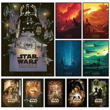 Load image into Gallery viewer, Star Wars Canvas Decorative Painting  Movie Art Mural Retro Poster Modern Home Wall Decoration Gift and Printing Aesthetic
