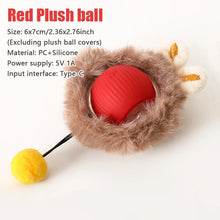 Load image into Gallery viewer, 1PC Smart Cat Toys Automatic Rolling Ball Fake Tail Rechargeable Electric Pet Interactive Toy Cat Training Imitate Mouse Tail 1P