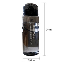 Load image into Gallery viewer, 780ml Leakproof Water Bottle | Portable Sports Drinkware with Strap &amp; Flip Lid