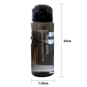 780ml Leakproof Water Bottle | Portable Sports Drinkware with Strap & Flip Lid