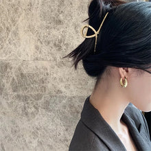 Load image into Gallery viewer, 2024 New Classic Copper Alloy Smooth Metal Hoop Earrings For Woman Fashion Korean Jewelry Temperament Girl's Daily Wear earrings