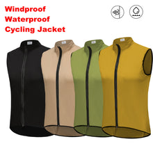 Load image into Gallery viewer, Men&#39;s Cycling Sleeveless Jacket: Windproof, Waterproof, Lightweight Vest