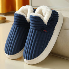 Load image into Gallery viewer, Evshine Soft Sole Slippers For Women Winter Fashion Women Fur Slippers Fuzzy Plush Men Slippers Warm Furry Women Cotton Shoes