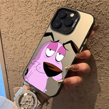 Load image into Gallery viewer, Hot COURAGEOUS Cowardlys Dog Phone Case for IPhone 16 15 14 13 12 11 Mini Pro Max X XR XSMAX 8 7 Plus Anti Fall Matte Back Cover