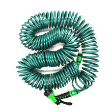 Load image into Gallery viewer, Spring Coil Garden Hose! 8 Sprays, Pets &amp; Cars