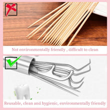 Load image into Gallery viewer, 7pcs Aluminum Toothpick Set - Reusable Dental Floss Picks Oral Cleaner Kit