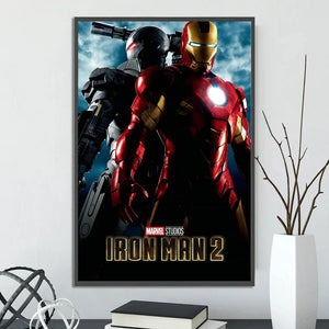 Marvel Movie Poster – Self-Adhesive Wall Mural / Wallpaper