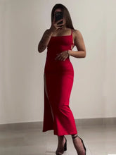 Load image into Gallery viewer, 2025 explosive new dress summer high sensibility halter strap Spice Girl bag hip dress