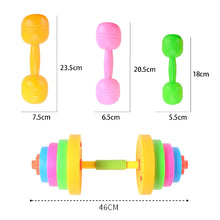 Load image into Gallery viewer, Children Dumbbell Sports Toys Parish Outdoor Activity Games Aids Adjustable Weight Dumbbells Grow Up Physical Training Boys Game