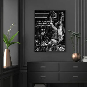 Professional Motivational Boxer, HD Canvas Print Wall Art Poster, Suitable for, Home, Room, Living Room, Gym Decoration
