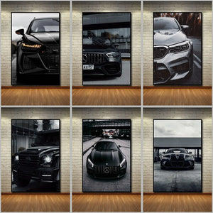 Modern Wall Art - AMG RS6 M4 HD Canvas Poster, Industrial Style Oil Painting Print