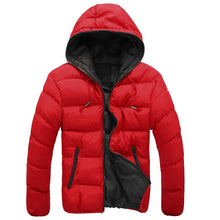 Load image into Gallery viewer, Men&#39;s Casual Cotton Parka Jacket – Autumn Winter Hooded Padded Coat