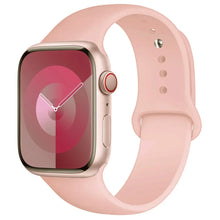 Load image into Gallery viewer, Silicone Band For Apple Watch strap 44mm 45mm 40mm 41mm 42-38mm 45 mm sport bracelet iwatch series 8 7 6 5 4 3 SE 9 Ultra 2 49mm