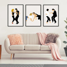 Load image into Gallery viewer, Nordic Abstract Dirty Dancing Canvas Painting - Pulp Fiction Wall Art Posters for Decor