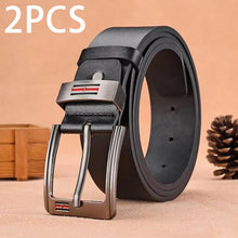 Load image into Gallery viewer, Genuine Leather For Men's High Quality Buckle Jeans Cowskin Casual Belts Business Cowboy Waistband Male Fashion Designer 2025New