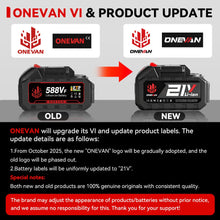 Load image into Gallery viewer, ONEVAN 400M/S 4000W High Power Brushless Turbo Blower Fan Electric Air Blower Jet Fan Snow Leaf Dust Tool For Makita Battery Pin