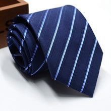 Load image into Gallery viewer, Classic Stripe Necktie Men Business Formal Wedding Tie 8cm Blue Black Pink Red Neck Ties Fashion Shirt Dress Accessories