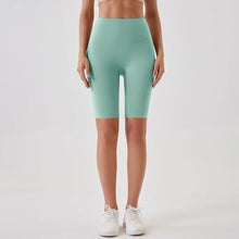 Load image into Gallery viewer, 2024 High-Waisted Buttock Lifting Yoga Shorts Summer Seamless Yoga Legging Shorts Outer Wear Tight Cycling Athletic Gym Shorts