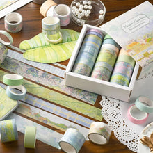 Load image into Gallery viewer, 20 Roll Washi Tape Set - Vintage Landscape, Watercolor