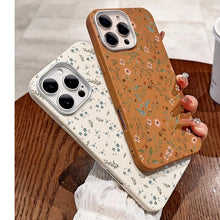 Load image into Gallery viewer, Small Flower Lichee Pattern Phone Case For iPhone 17 16 Pro Max 15 14 13 12 11 XS X XR 7 8 Plus SE2 16E Shockproof Bumper Cover