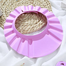 Load image into Gallery viewer, Baby Shower Soft Cap Adjustable Hair Wash Hat for Kids Ear Protection Safe Children Shampoo Bathing Shower Protect Head Cover