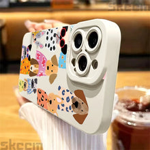 Load image into Gallery viewer, Funny Colorful Dog Pattern Design Phone Case For iPhone 17 16 15 14 Pro Max 12 11 13 Mini 17 Air XS X XR 7 8 Plus 16e Soft Cover