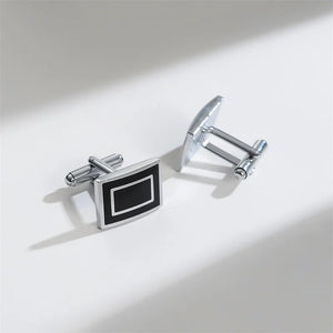 Luxury Men's Cufflinks & Tie Clip Set - Wedding Guest Gift Fashion Jewelry