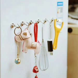 10Pcs Strong Magnetic Hooks MultiPurpose Storage Home Kitchen Bar Key Hanger