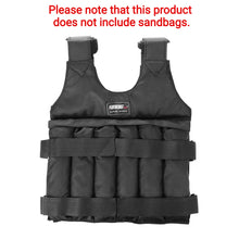 Load image into Gallery viewer, 3/15/35kg 1-50kg Weight Training Suit Empty Bag Fitness Running Vest Adjustable Weight Jacket Workout Equipment for Jogging