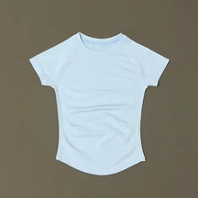Load image into Gallery viewer, HISTELLO Impact Short Sleeve Top Seamless Yoga Leotard Clothing Women Running Sports T Shirt Workout Shirts Fitness Sports Vest