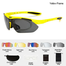 Load image into Gallery viewer, Cycling Sunglasses Sports Men Glasses Road Bicycle Glasses Mountain Bike Riding Protection Goggles Eyewear Women Sun Glasses