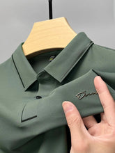 Load image into Gallery viewer, High end luxury brand fashion hot diamond short sleeve Advanced printed POLO shirt summer new Korean version men's lapel T-shirt