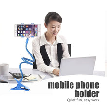 Load image into Gallery viewer, Universal Lazy Bracket Mobile Phone Holder Flexible Gooseneck Stand
