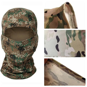 Tactical Military Balaclava Camouflage Full Face Mask Outdoor Cycling Hunting Scarf