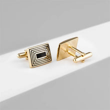 Load image into Gallery viewer, Luxury Men&#39;s Cufflinks &amp; Tie Clip Set - Wedding Guest Gift Fashion Jewelry