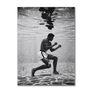 Boxer Wall Art Poster Mike Tyson Muhammad Ali Motivational Quote Home Decor Pictures Prints Canvas Painting Living Room Decor