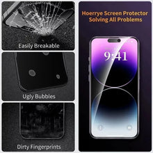 Load image into Gallery viewer, Privacy Screen Protector For iPhone 16 13 15 11 12 14 17 Pro Max Air 16e Anti-spy Glass For iPhone 13 12 Mini 7 8 16 Plus SE XR