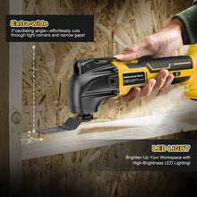 Load image into Gallery viewer, Nananuu Oscillating Multi Function Tool Electric Cordless Vibration Woodworking Powerl Tool Electric Trimmer Saw