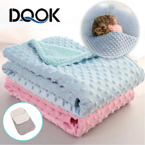 Baby Blanket & Swaddle Set | Soft Fleece Thermal Bedding for Newborns & Infants