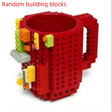 Load image into Gallery viewer, 350ml Creative Milk Coffee Mug Cups Building Blocks Design Birthday Gifts Personalized Decorations Kids DIY Drinking Kettle