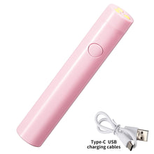 Load image into Gallery viewer, Portable Nail UV LED Lamp Rechargeable for Nails Gel Polish Drying Resin Quick UV Light Lamp for Nails Art Desk Stand Removable