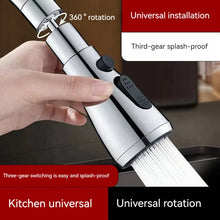 Load image into Gallery viewer, 360° Kitchen Tap Extender - Adjustable, Splashproof, Universal Booster with Swivel Spout