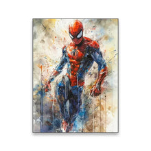 Load image into Gallery viewer, Marvel Movie Art Poster Spider Man Iron Man Deadpool Canvas Painting Classic Anime Character Mural Home Wall Decoration Gift