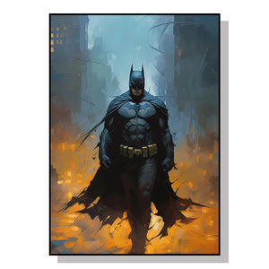 Marvel Movie Canvas Art Poster – Superhero Wall Decor (Spider-Man, Iron Man)