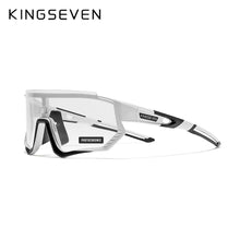 Load image into Gallery viewer, KINGSEVEN Photochromic Cycling Sunglasses UV Protection Fishing Bike Sport Eyewear