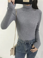 Load image into Gallery viewer, Turtleneck Sweater Womens 2025 Autumn Winter Tops Korean Slim Women Pullover Jumper Knitted Sweater Pull Femme Hiver Truien