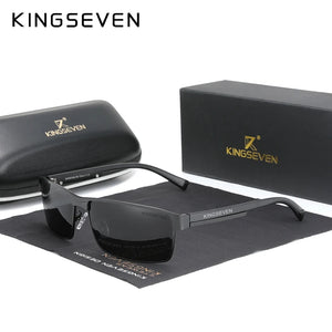 KingSeven 2023 Polarized Sunglasses Men Women Driving Square Eyewear UV400