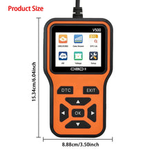 Load image into Gallery viewer, Car OBD2 Scanner Diagnostic Tool Code Reader, Car Voltage Tester Engine Fault Code Scanner, Charging Tester Diagnostic Tool V500