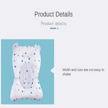 Load image into Gallery viewer, Baby Bath Seat Support Mat Infant Anti-Slip Soft Comfort Body Cushion Foldable Baby Bath Tub Pad Chair Newborn Bathtub Pillow