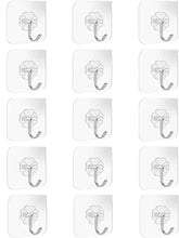 Load image into Gallery viewer, 20/10PCS Hook Self-Adhesive PVC Stainless Steel Transparent Multi-Purpose Wall Holder Door Rack Kitchen Storage Organizer Home